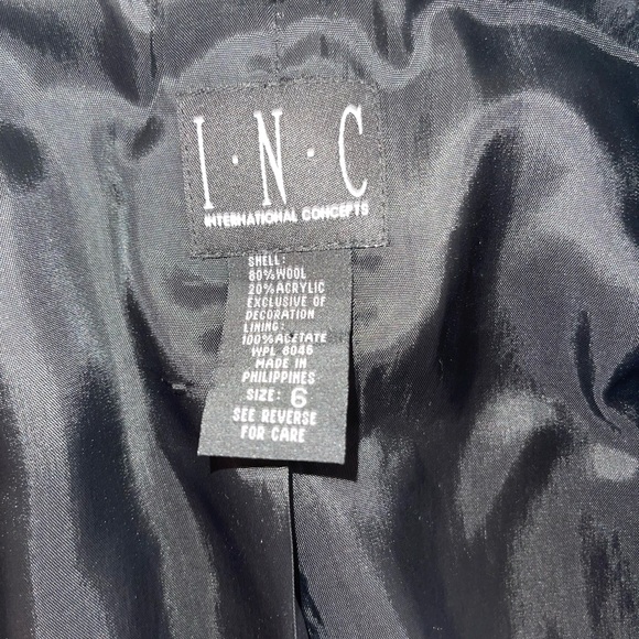 INC Tweed Suit 2 piece skirt and blazer set - Picture 5 of 6